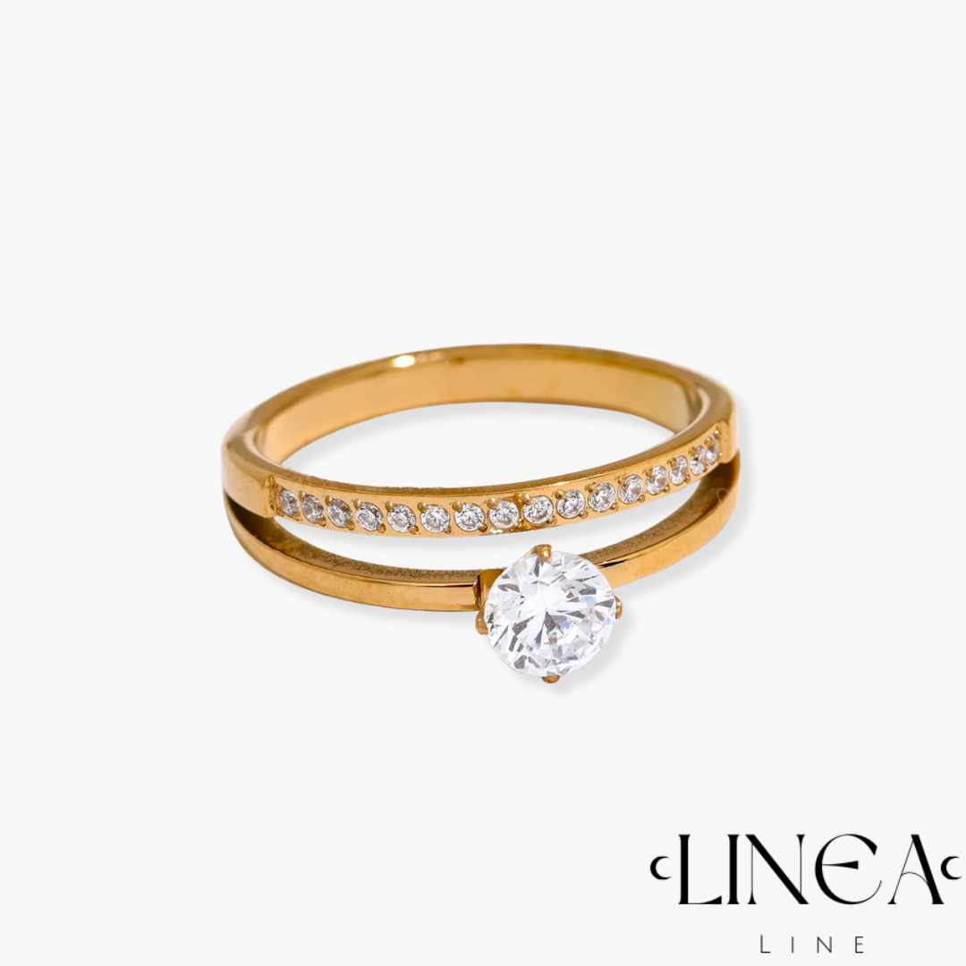 Gold & White Diamond Rings