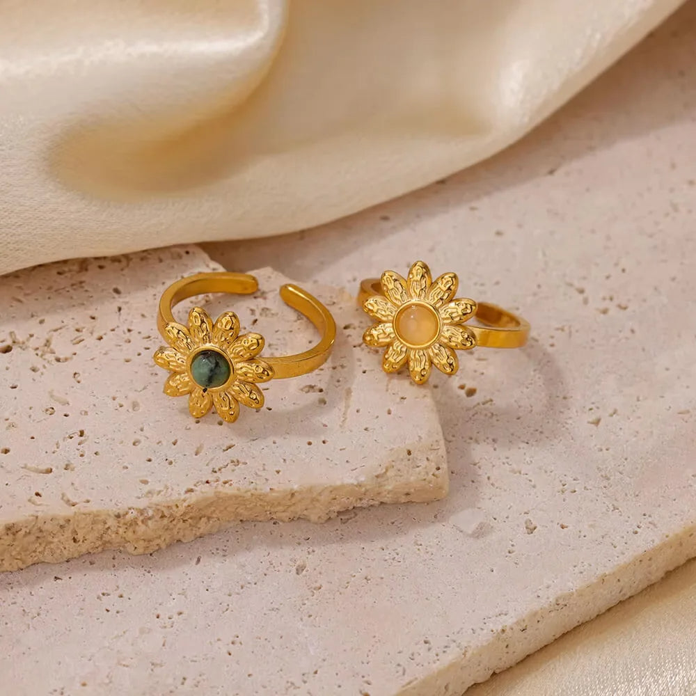 Gold Gemstone Rings