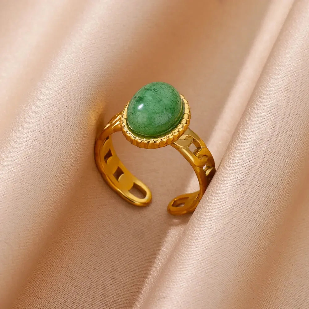 Gold Gemstone Rings