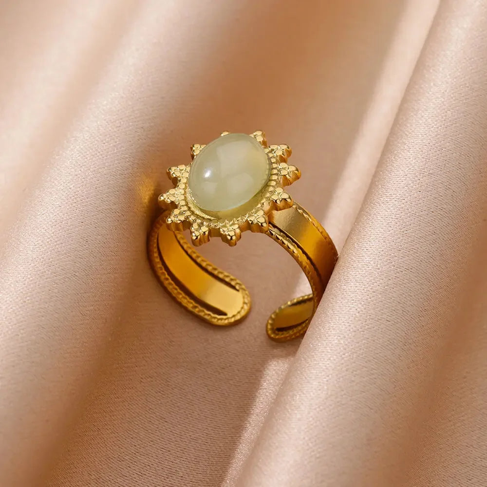 Gold Gemstone Rings
