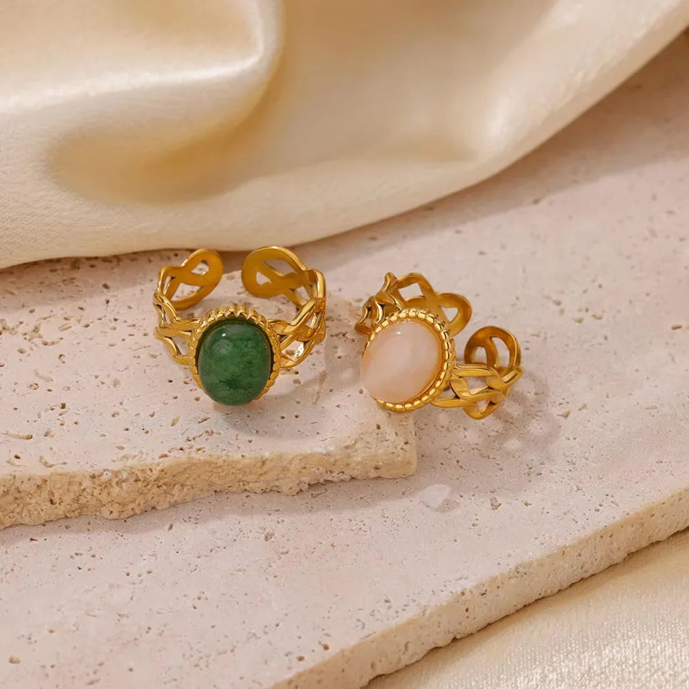 Gold Gemstone Rings