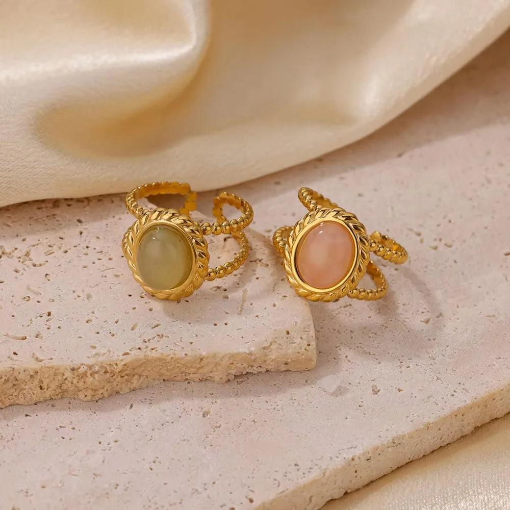 Gold Gemstone Rings