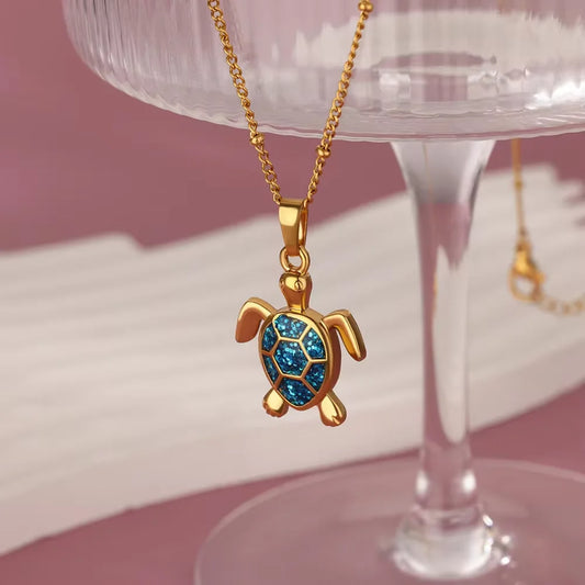Gold Turtle Pendant
