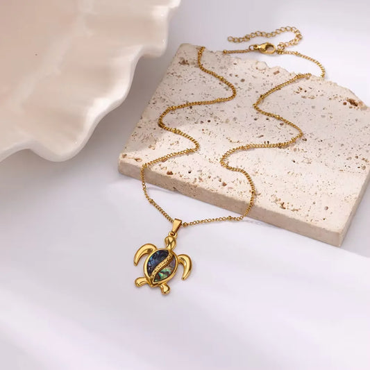 Gold Turtle Pendant