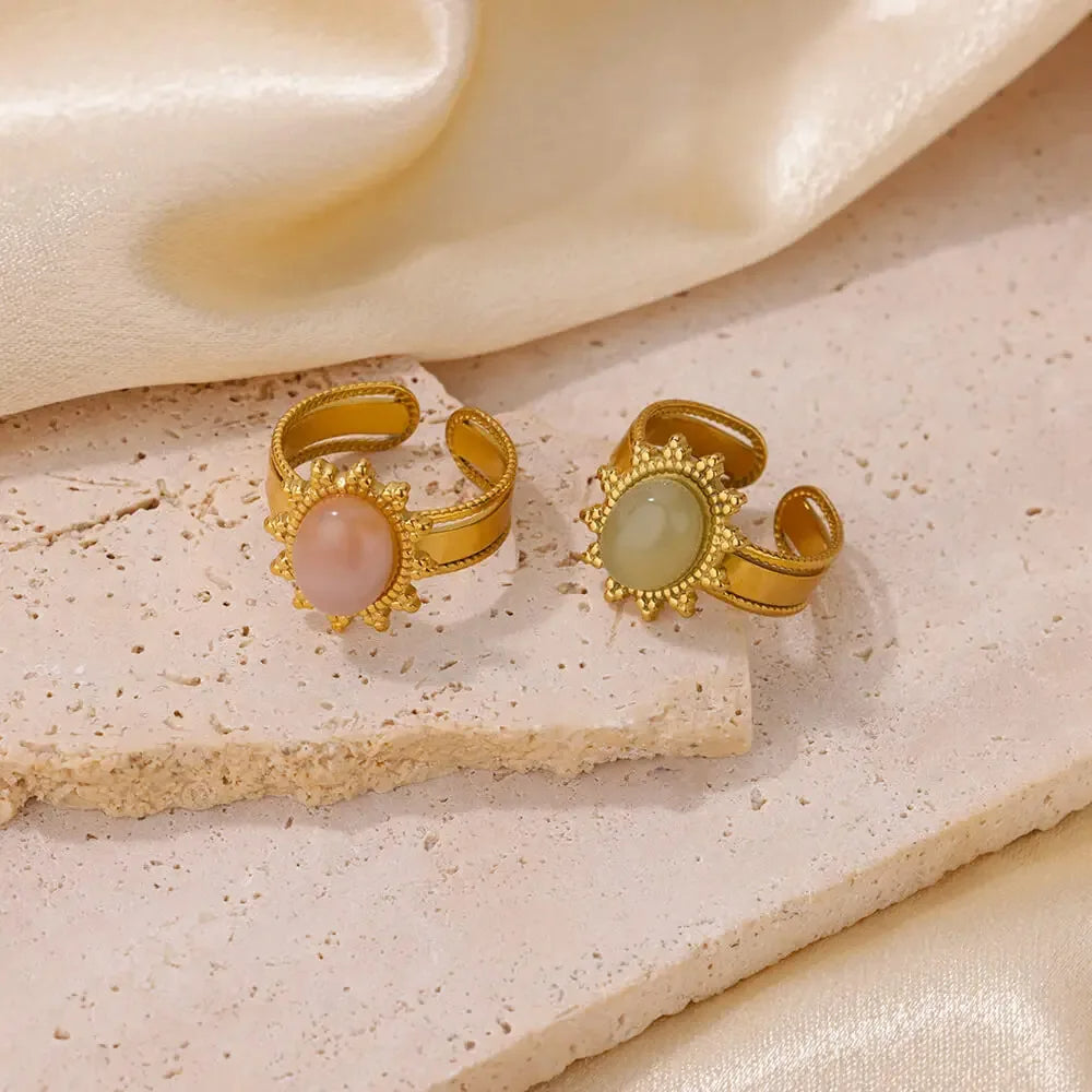 Gold Gemstone Rings