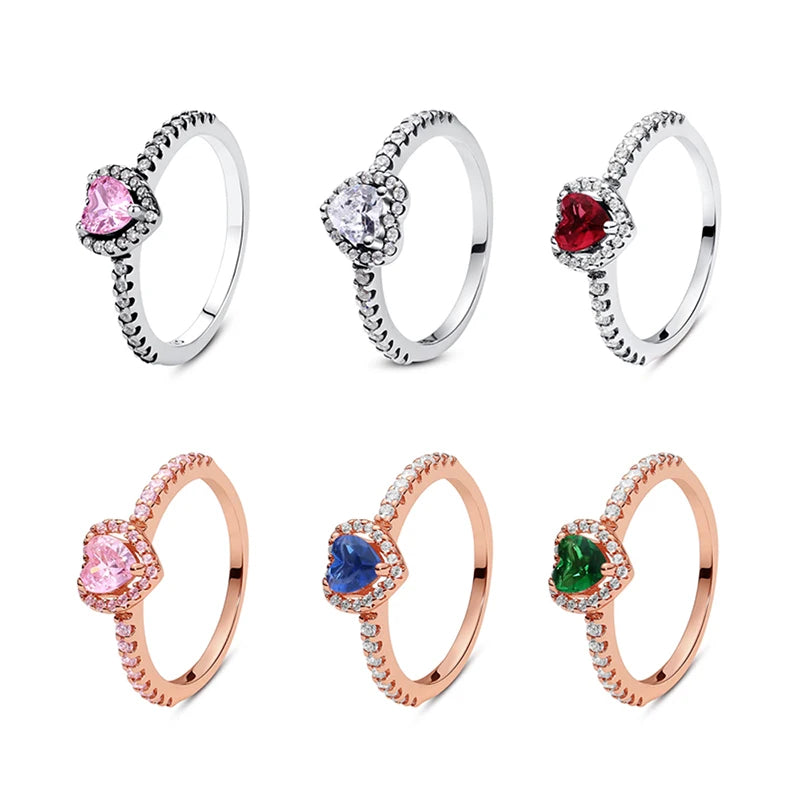 Diamond Heart Ring Collection