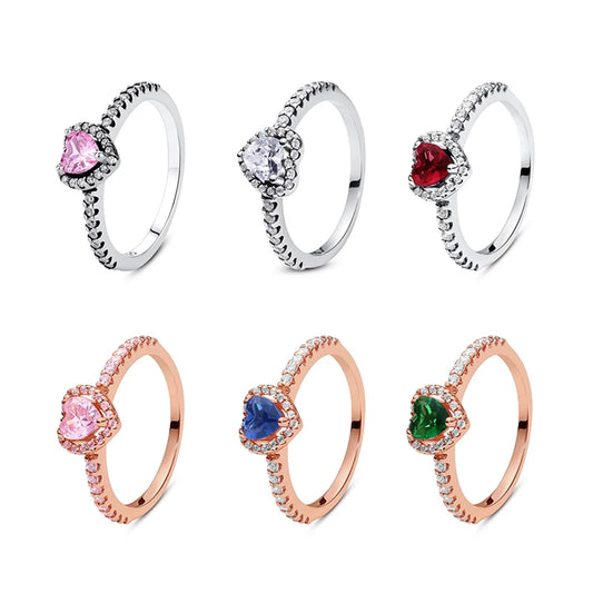 Diamond Heart Ring Collection