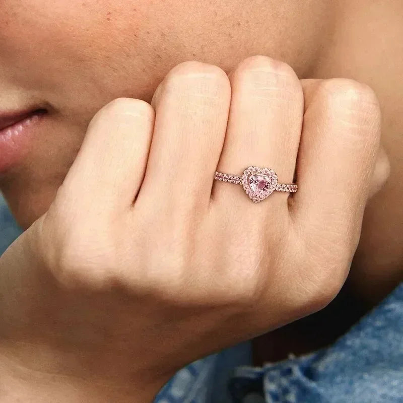 Diamond Heart Ring Collection