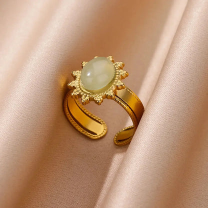 Gold Gemstone Rings