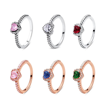 Diamond Heart Ring Collection