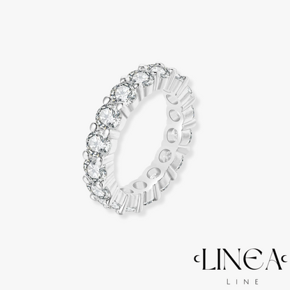 Diamond Ring Trio – Elegant Multi-Color Luxury Set